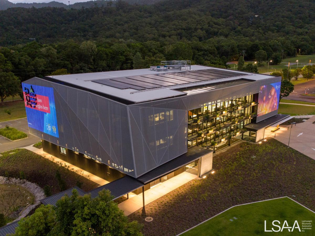 James Cook University Ideas Lab Facade (2022 DA)
